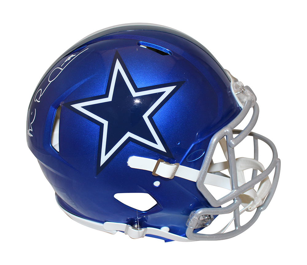 Michael Irvin Autographed Dallas Cowboys Authentic Flash Helmet Beckett