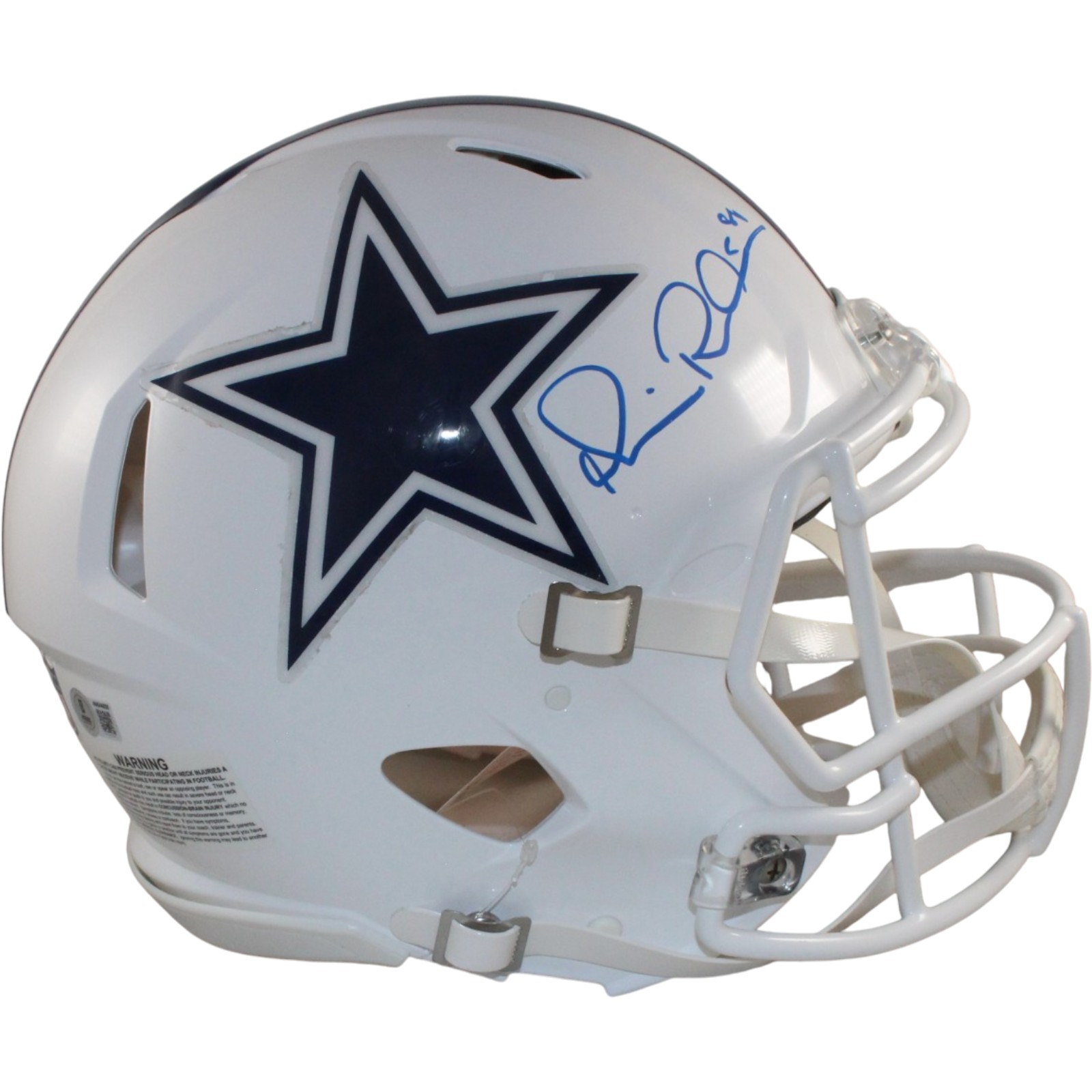 Michael Irvin Autographed Dallas Cowboys Authentic Alt 22 Helmet Beckett 56348