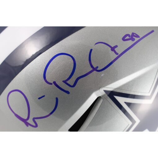 Michael Irvin Autographed/Signed Dallas Cowboys F/S Helmet Beckett Witness 49574