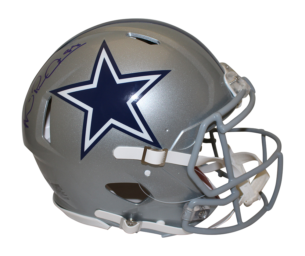 Michael Irvin Autographed Dallas Cowboys Authentic Speed Helmet Beckett