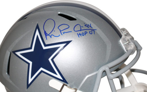 Michael Irvin Autographed Dallas Cowboys Speed Replica Helmet HOF JSA 25691