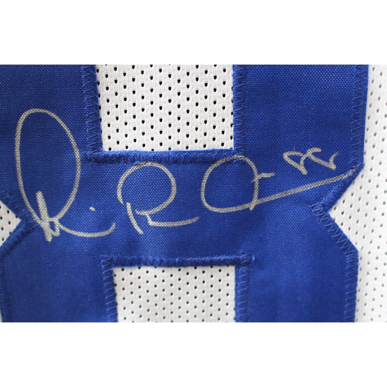 Michael Irvin Autographed/Signed Pro Style XL White Jersey Beckett 28114