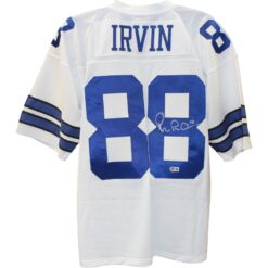 Michael Irvin Signed Dallas Cowboys M&N White Legacy XL Jersey Beckett 51280