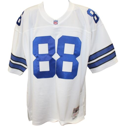 Michael Irvin Signed Dallas Cowboys M&N White Legacy XL Jersey Beckett 51280