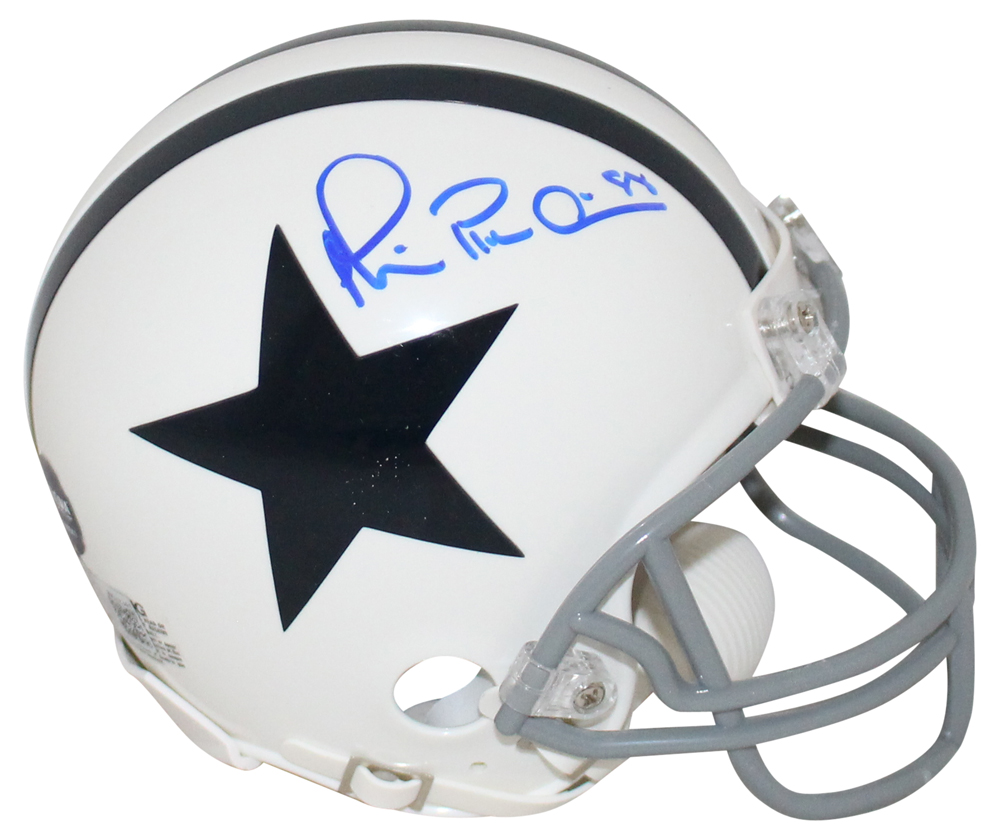 Michael Irvin Autographed Dallas Cowboys VSR4 1960-63 Mini Helmet BAS