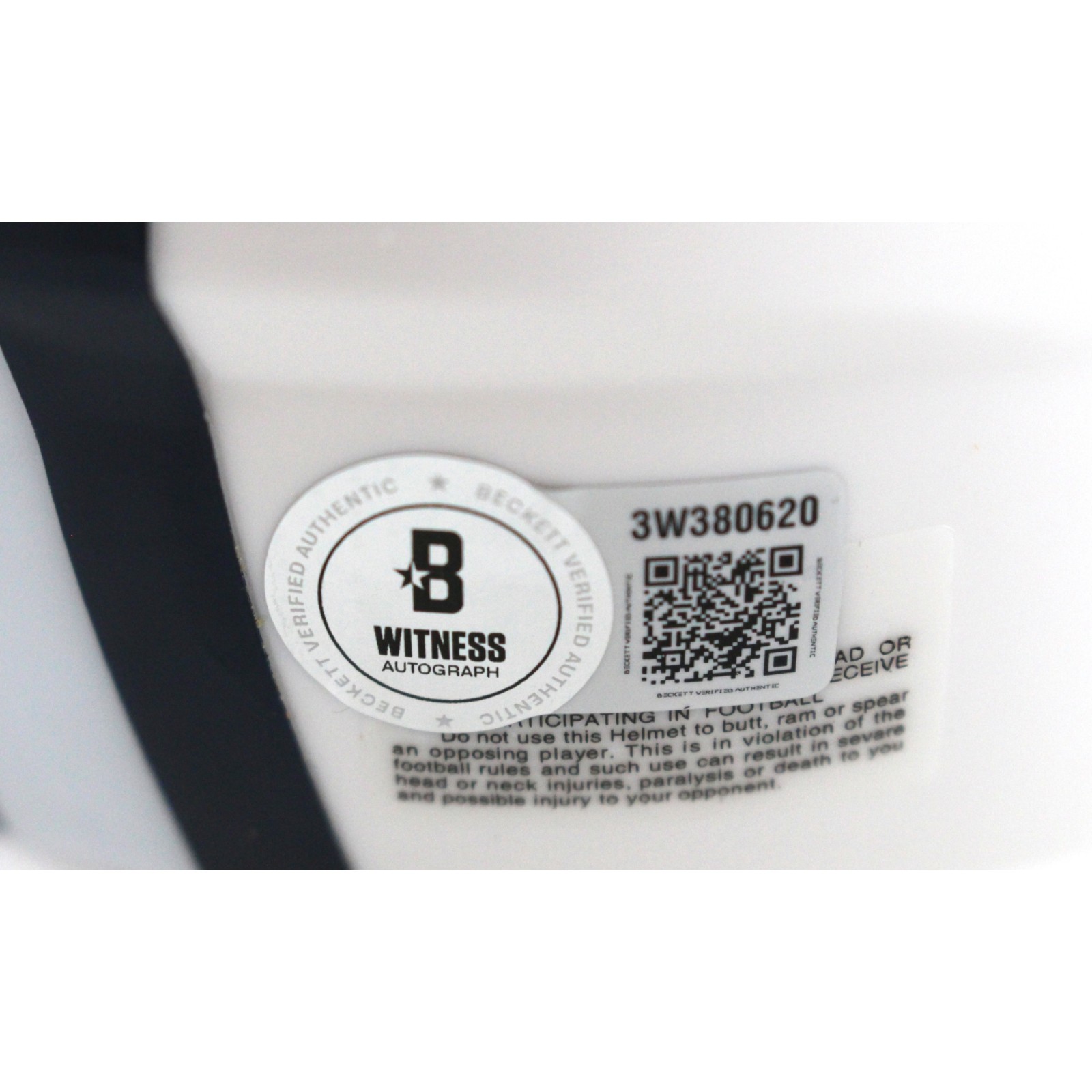 Michael Irvin Autographed Dallas Cowboys Alt Mini Helmet Beckett Witness 51767 4 Michael Irvin Autographed Dallas Cowboys Alt Mini Helmet Beckett Witness 51767