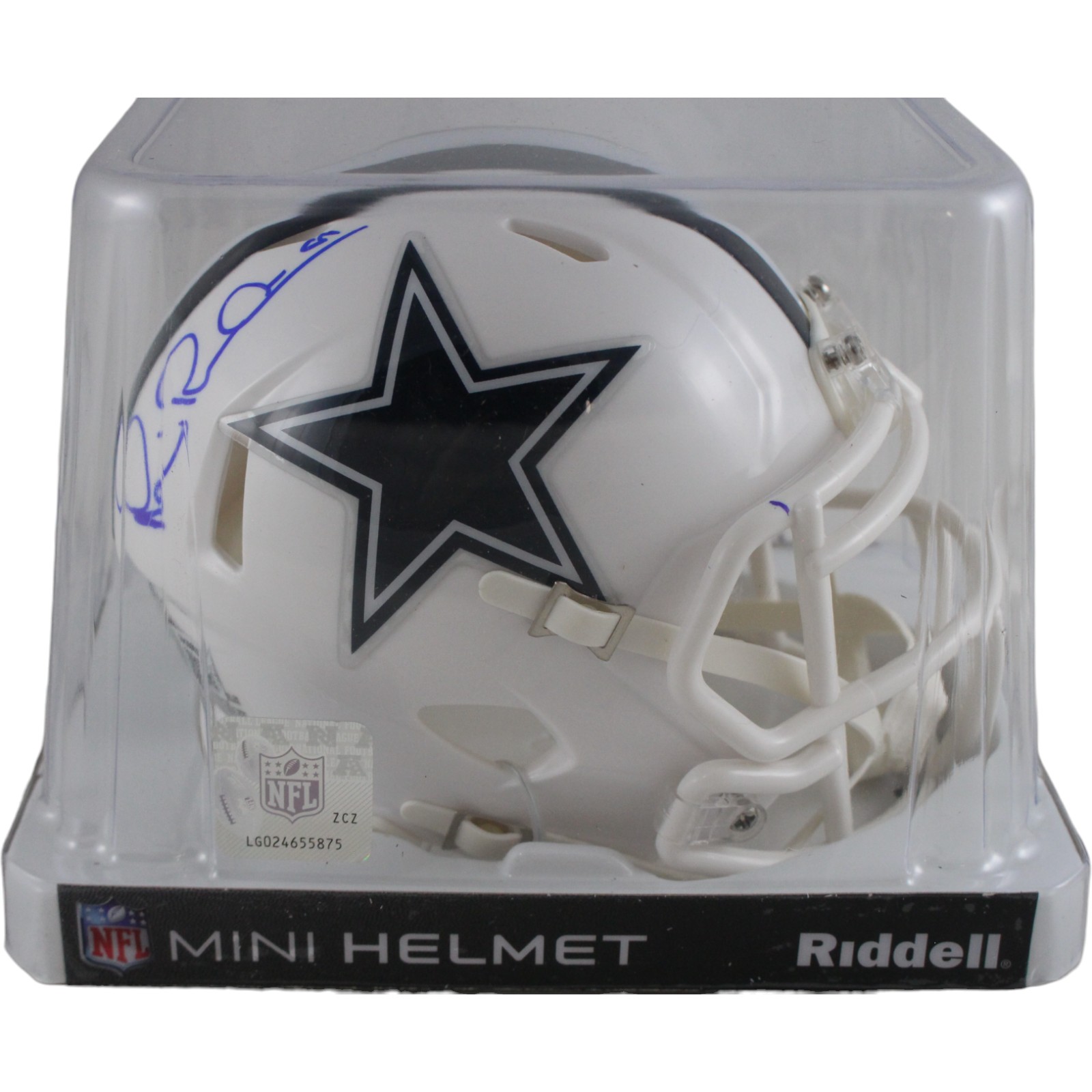 Michael Irvin Autographed Dallas Cowboys Alt Mini Helmet Beckett Witness 51767 5 Michael Irvin Autographed Dallas Cowboys Alt Mini Helmet Beckett Witness 51767