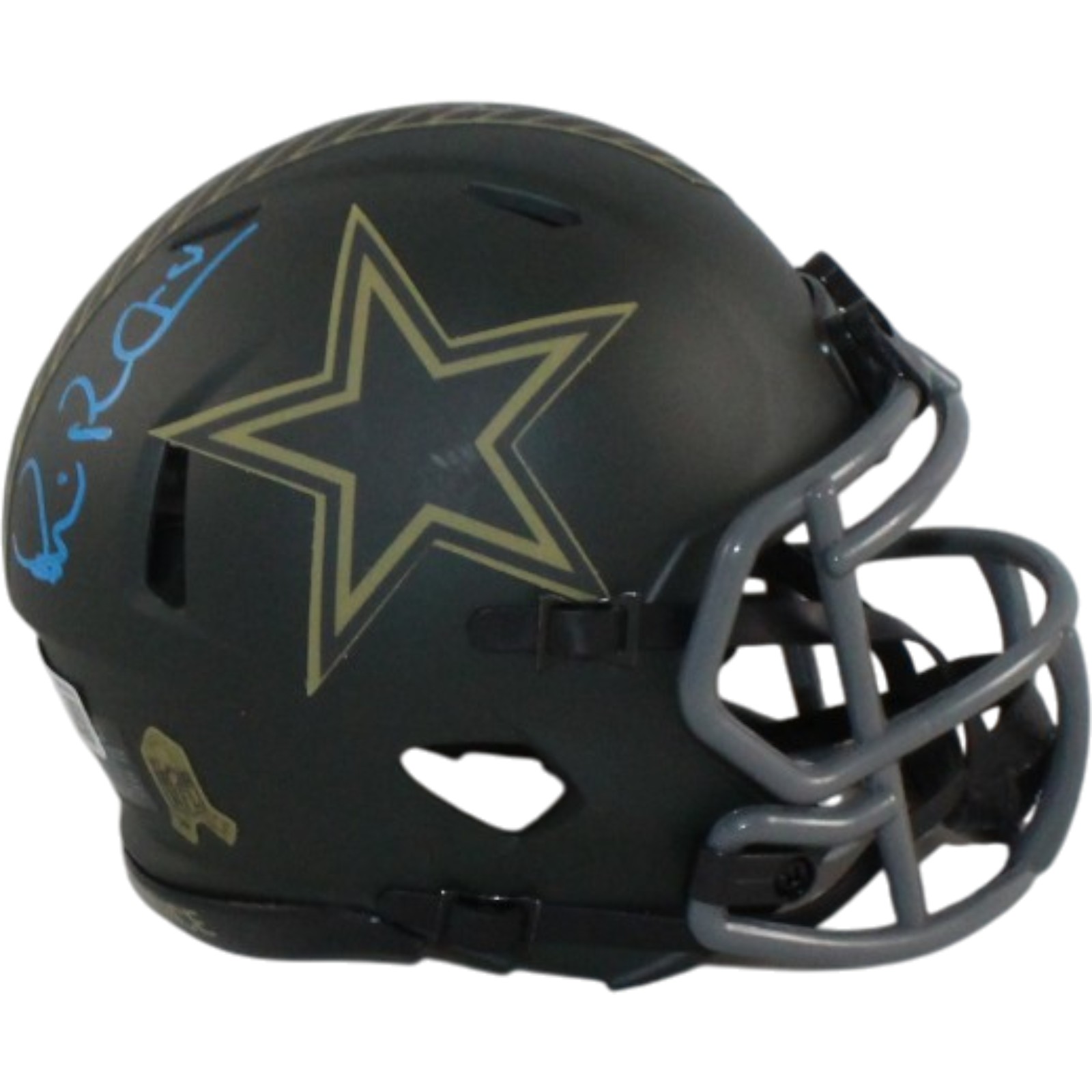Michael Irvin Autographed Dallas Cowboys 25 STS Mini Helmet Beckett 56400