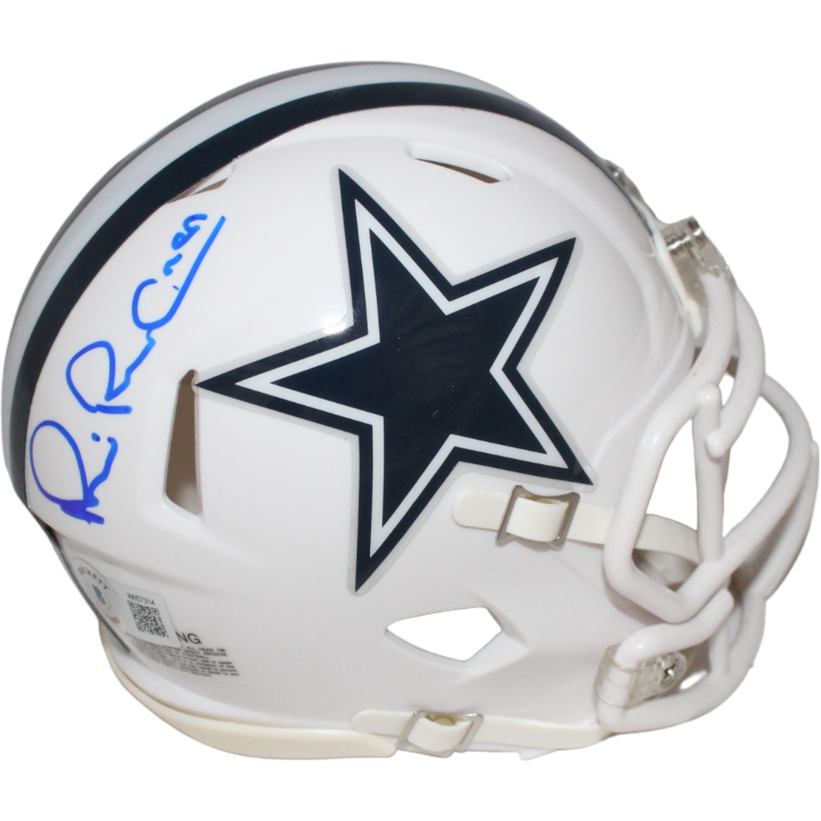 Michael Irvin Signed Dallas Cowboys Alt 22 Mini Helmet Beckett