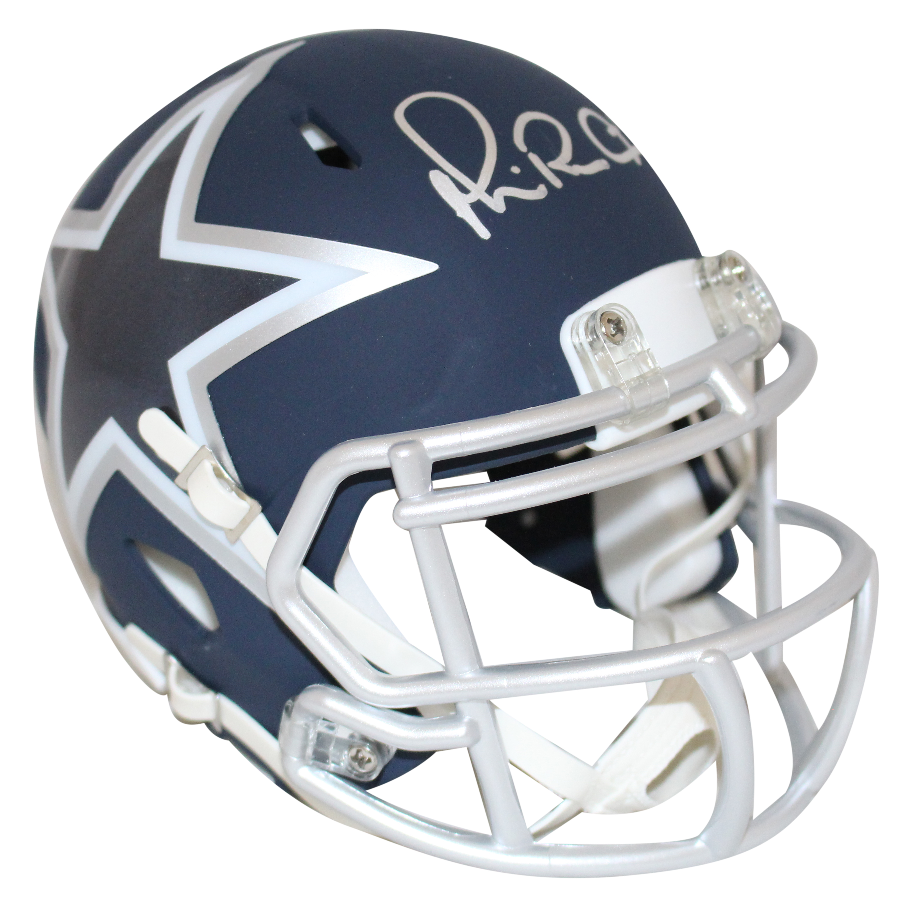 Michael Irvin Autographed/Signed Dallas Cowboys AMP Mini Helmet BAS 28108