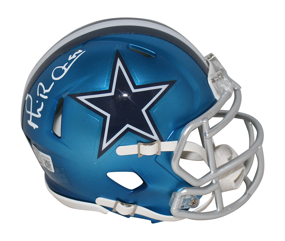Michael Irvin Autographed/Signed Dallas Cowboys Blaze Mini Helmet BAS 32744
