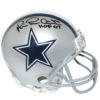 Michael Irvin Autographed/Signed Dallas Cowboys Mini Helmet HOF JSA 24574