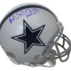 Michael Irvin Autographed/Signed Dallas Cowboys Mini Helmet HOF 07 BAS 24465
