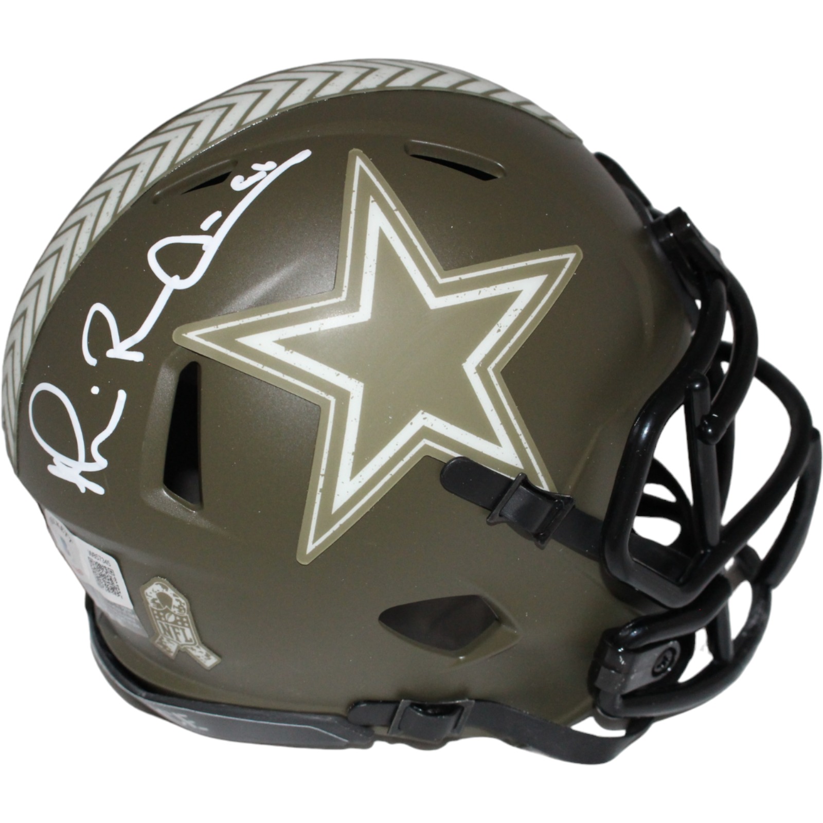 Michael Irvin Signed Dallas Cowboys Salute Mini Helmet Beckett