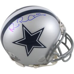 Michael Irvin Autographed Dallas Cowboys VSR4 Mini Helmet Beckett Witness 51771