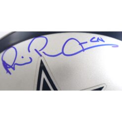 Michael Irvin Autographed Dallas Cowboys VSR4 Mini Helmet Beckett Witness 51771