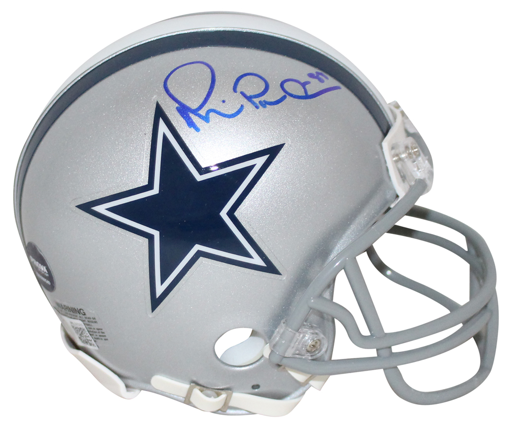Michael Irvin Autographed/Signed Dallas Cowboys VSR4 Mini Helmet BAS