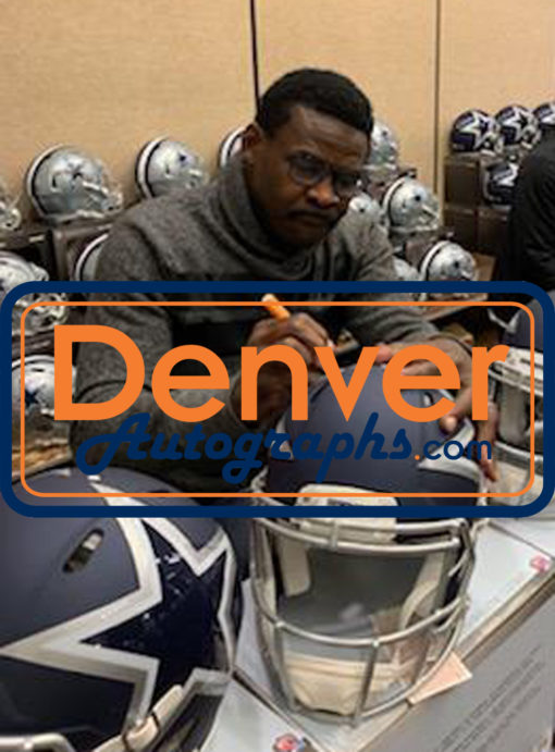 Michael Irvin Autographed/Signed Dallas Cowboys AMP Replica Helmet BAS 25659