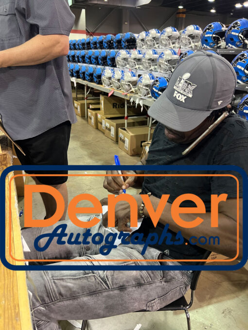 Michael Irvin Autographed Dallas Cowboys Alt Mini Helmet Beckett Witness 51767