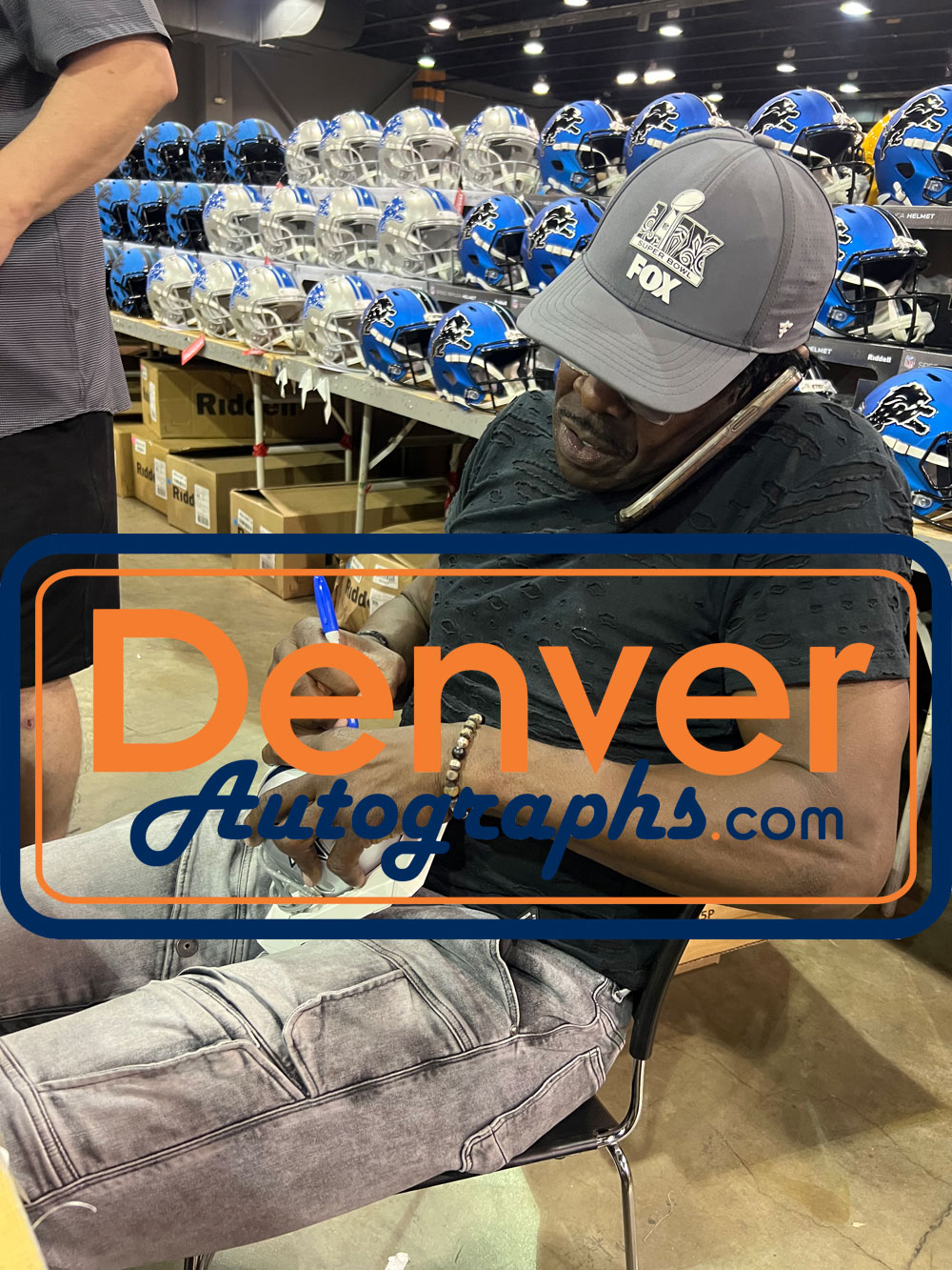 Michael Irvin Autographed Dallas Cowboys VSR4 Mini Helmet Beckett Witness 51771 5 Michael Irvin Autographed Dallas Cowboys VSR4 Mini Helmet Beckett Witness 51771