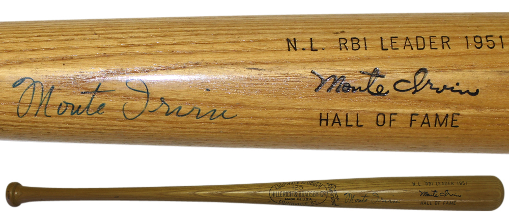 Monte Irvin Autographed San Francisco Giants Louisville Slugger Bat JSA 30957