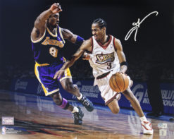 Allen Iverson Autographed Philadelphia 76ers 16x20 Photo Beckett
