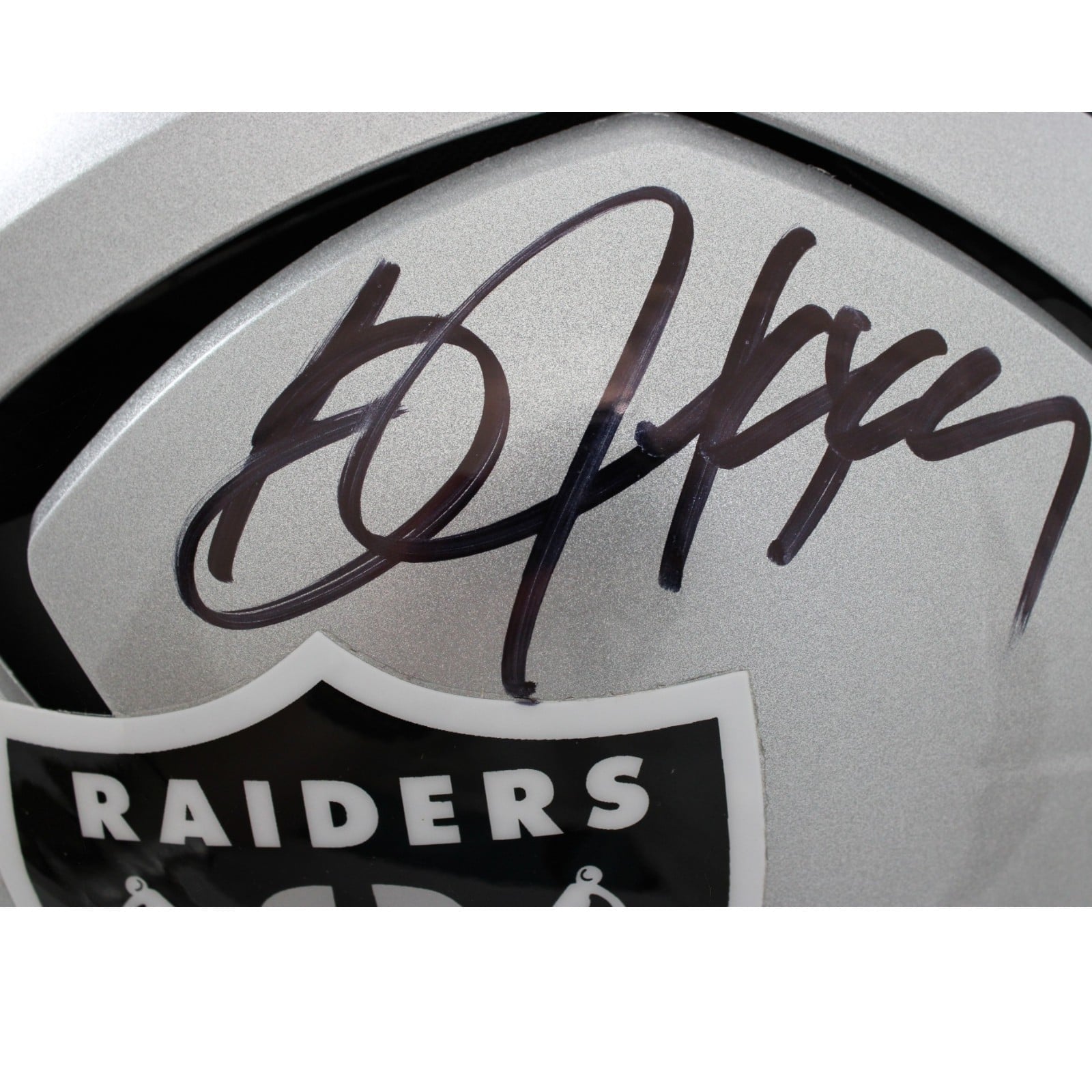 Bo Jackson Autographed Las Vegas Raiders F/S Axiom Helmet Beckett WIT 58490 2 Bo Jackson Autographed Las Vegas Raiders F/S Axiom Helmet Beckett WIT 58490