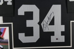 Bo Jackson Autographed Pro Style Black XL Framed Jersey 35x43 TRI 53749