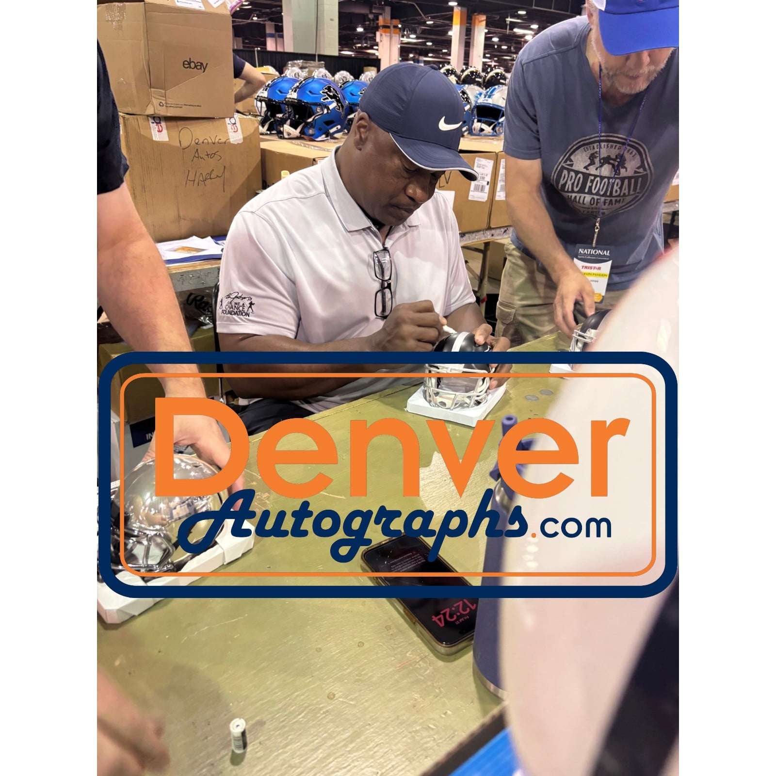 Bo Jackson Autographed Las Vegas Radiers Mini Helmet Blaze Beckett WIT 58682 6 Bo Jackson Autographed Las Vegas Radiers Mini Helmet Blaze Beckett WIT 58682