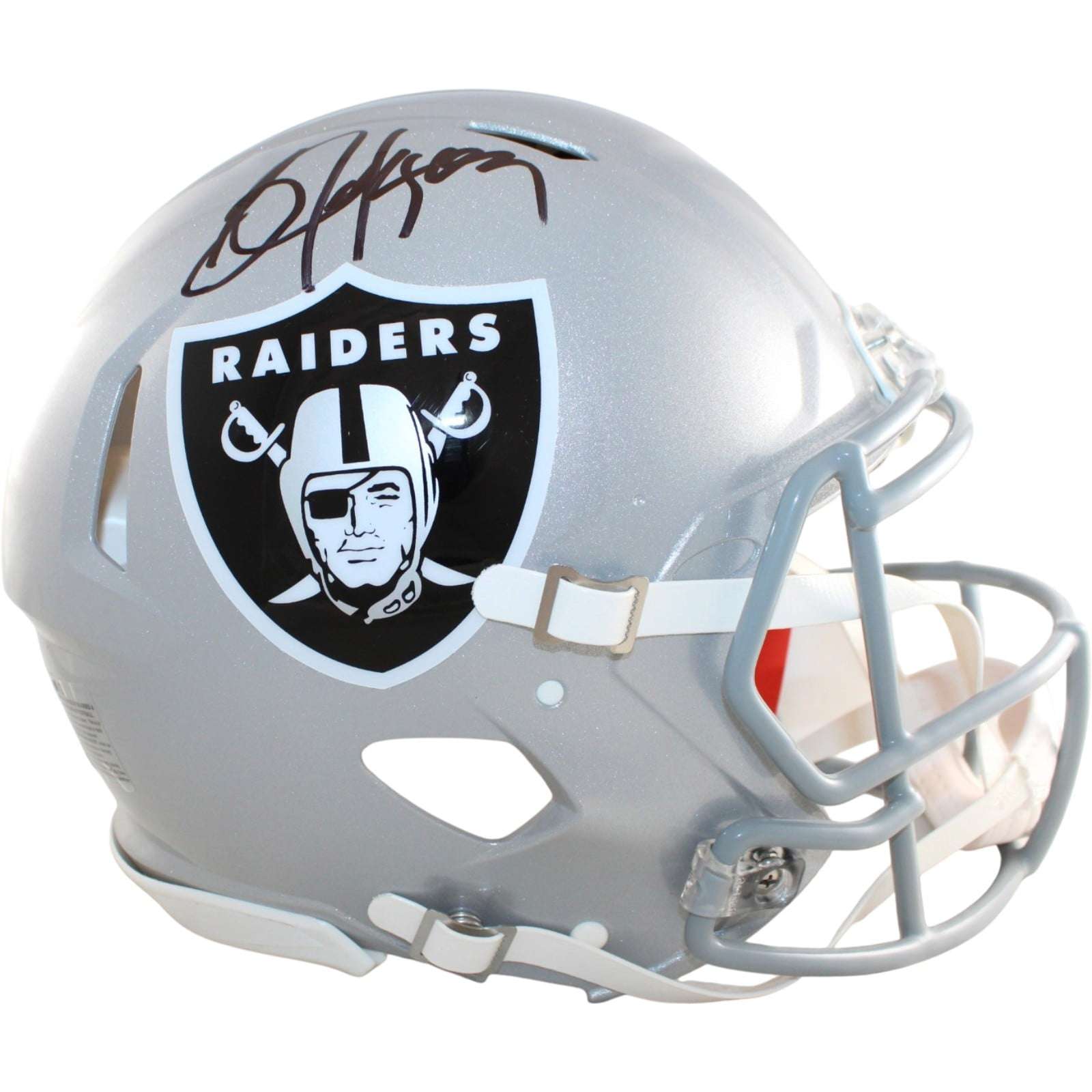 Bo Jackson Autographed Las Vegas Raiders Helmet Proline Beckett Witness 58803