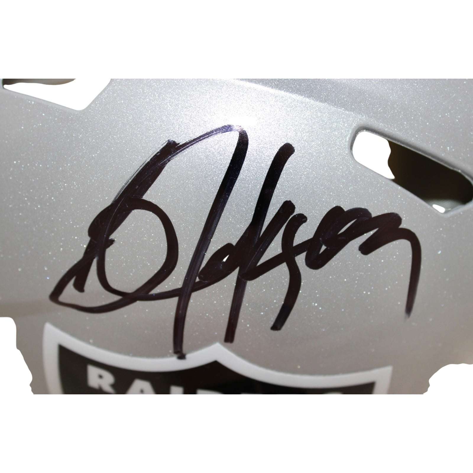 Bo Jackson Autographed Las Vegas Raiders Helmet Proline Beckett Witness 58803