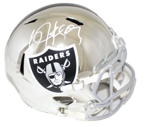 Bo Jackson Autographed Oakland Raiders Chrome Replica Helmet PSA 26420