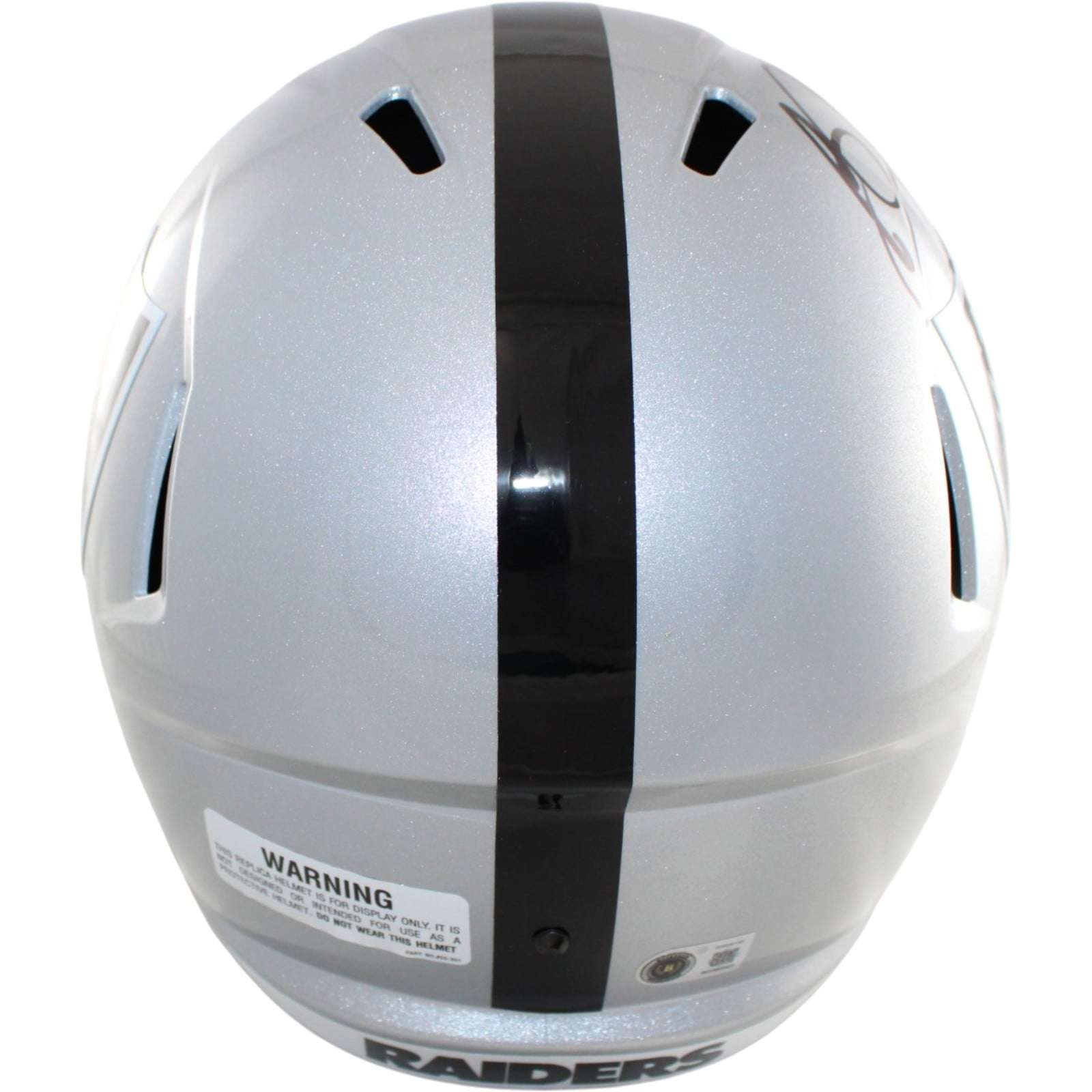 Bo Jackson Autographed Las Vegas Raiders Helmet F/S Replica Beckett WIT 58835 3 Bo Jackson Autographed Las Vegas Raiders Helmet F/S Replica Beckett WIT 58835
