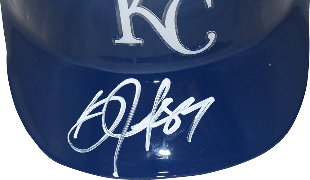 Bo Jackson Autographed/Signed Kansas City Royals Batting Helmet BAS 29872
