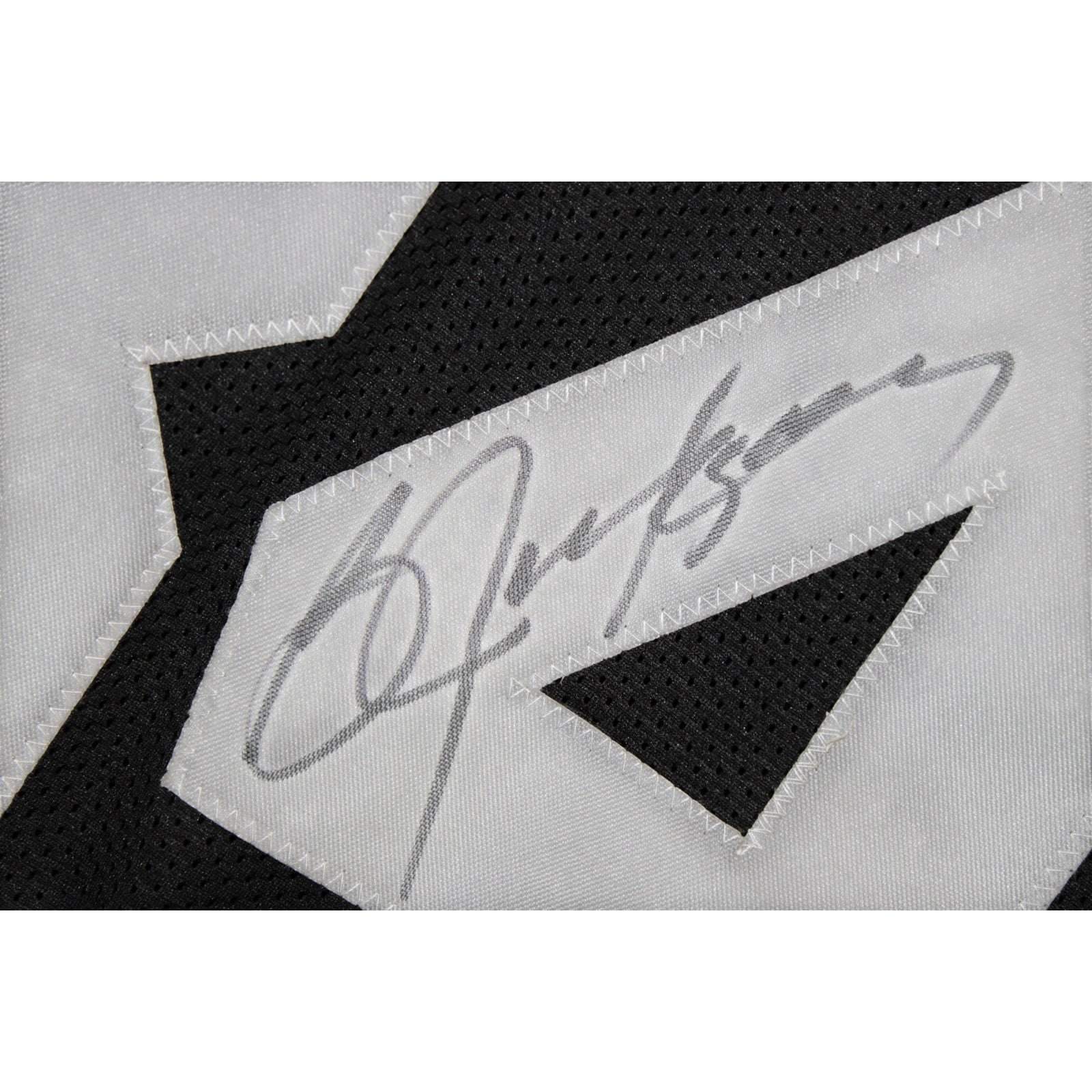 Bo Jackson Autographed/Signed Pro Style Black Jersey Size XL Beckett WIT 58827