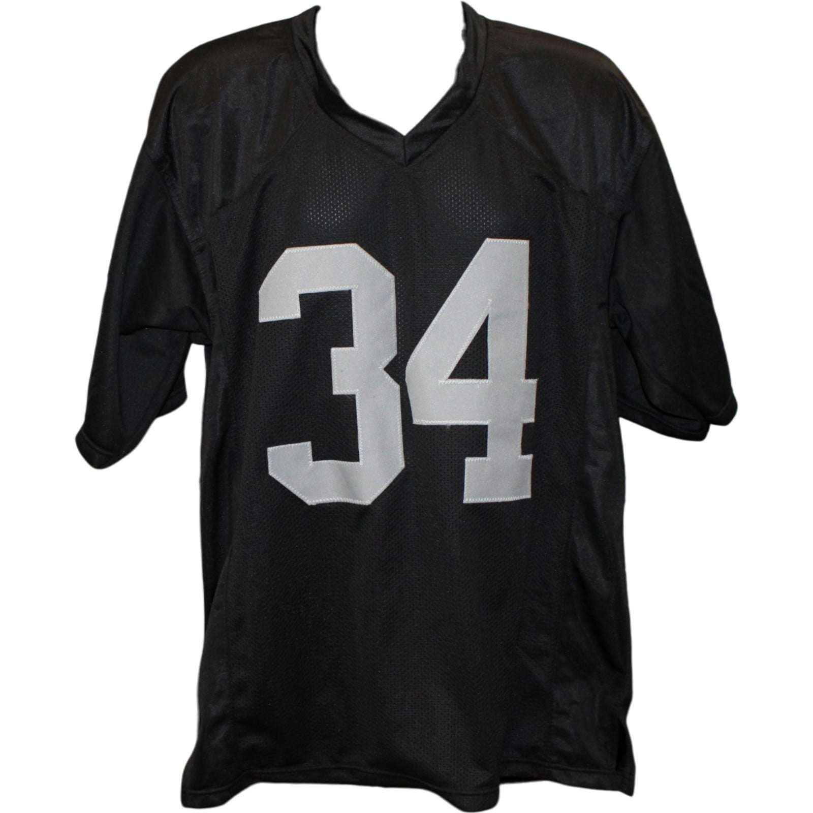Bo Jackson Autographed/Signed Pro Style Black Jersey Size XL Beckett WIT 58827 4 Bo Jackson Autographed/Signed Pro Style Black Jersey Size XL Beckett WIT 58827