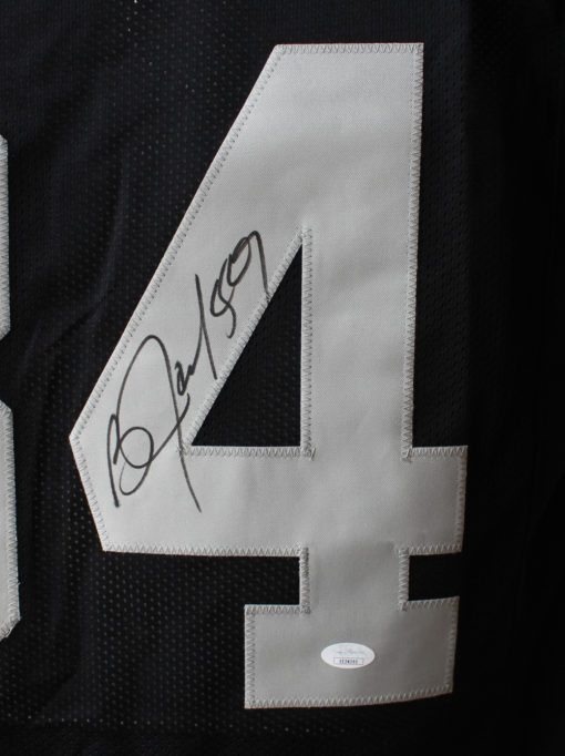 Bo Jackson Autographed/Signed Oakland Raiders Black XL Jersey JSA 11759