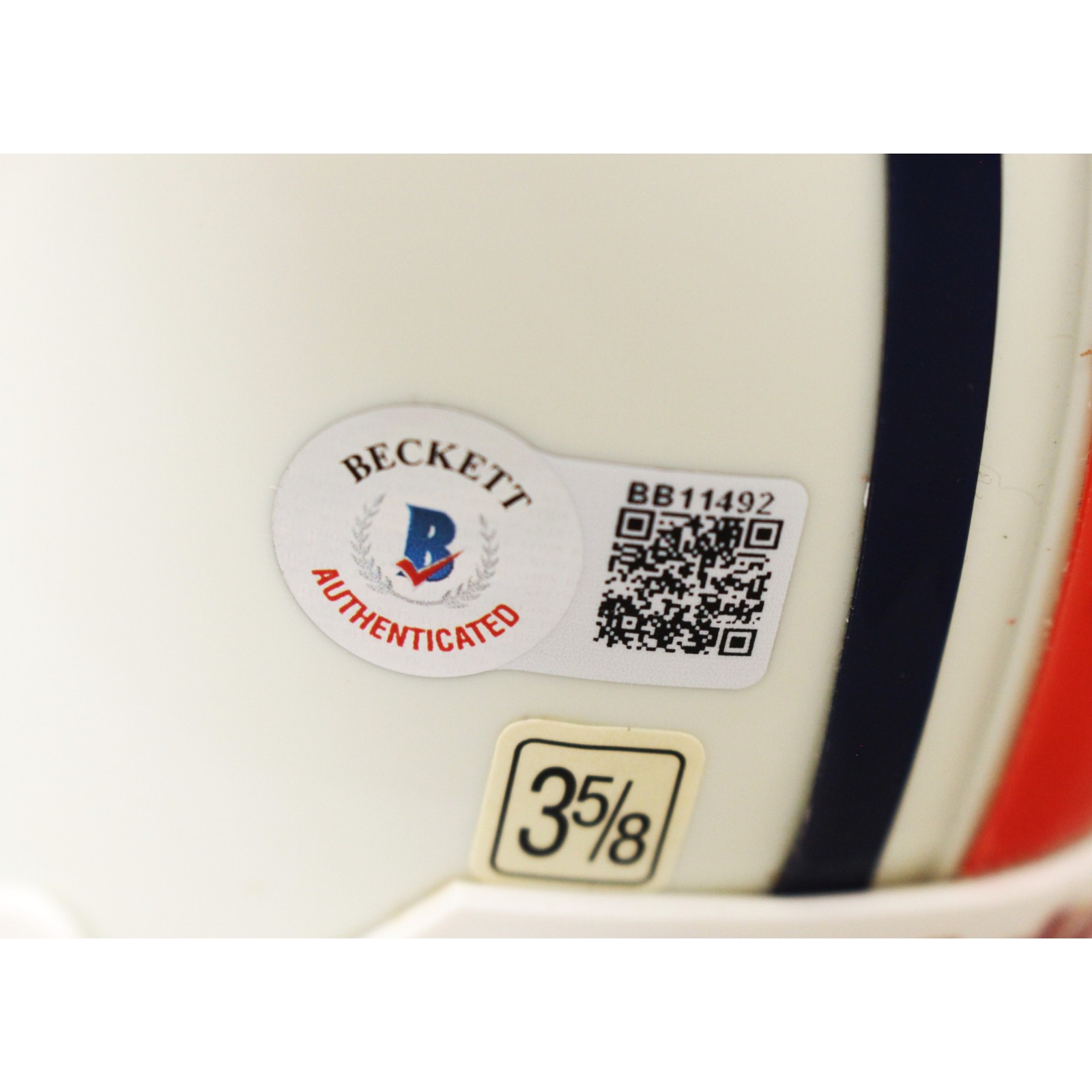 Bo Jackson Autographed/Signed Auburn Tigers VSR4 Rep Mini Helmet Beckett 52737 4 Bo Jackson Autographed/Signed Auburn Tigers VSR4 Rep Mini Helmet Beckett 52737