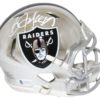 Bo Jackson Autographed/Signed Oakland Raiders Chrome Mini Helmet BAS 25994