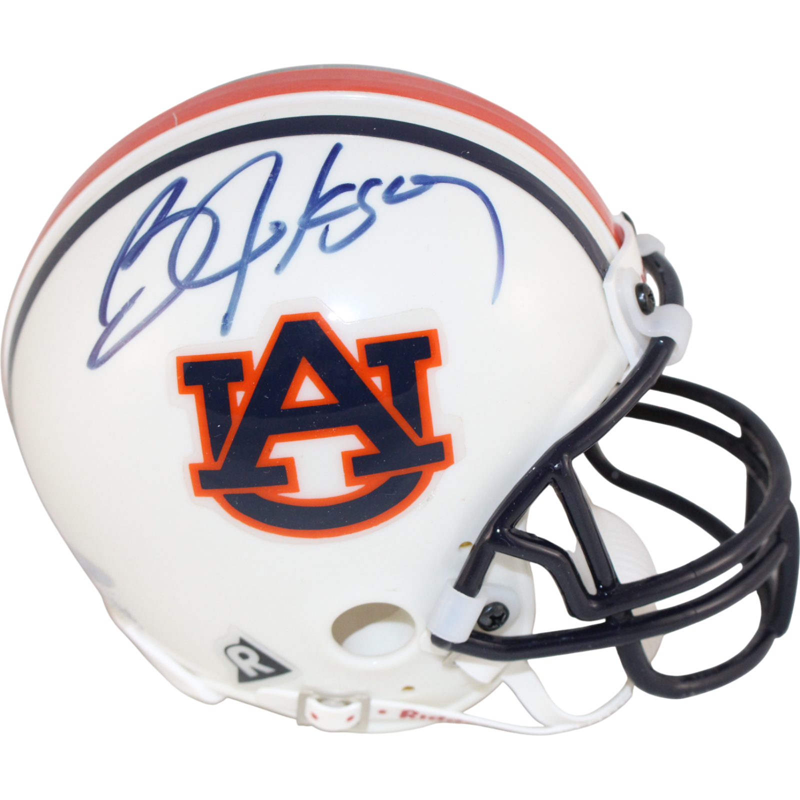 Bo Jackson Autographed/Signed Auburn Tigers VSR4 Mini Helmet TRI 53285 1 Bo Jackson Autographed/Signed Auburn Tigers VSR4 Mini Helmet TRI 53285