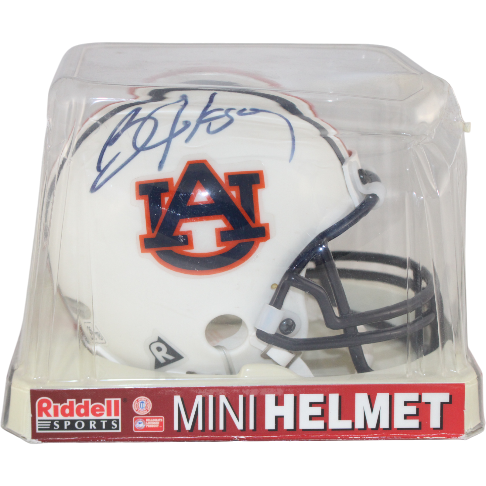 Bo Jackson Autographed/Signed Auburn Tigers VSR4 Mini Helmet TRI 53285 5 Bo Jackson Autographed/Signed Auburn Tigers VSR4 Mini Helmet TRI 53285