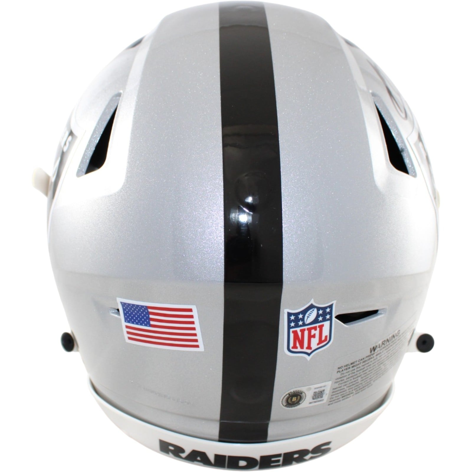 Bo Jackson Autographed Las Vegas Raiders SpeedFlex Helmet Beckett WIT 58495 3 Bo Jackson Autographed Las Vegas Raiders SpeedFlex Helmet Beckett WIT 58495
