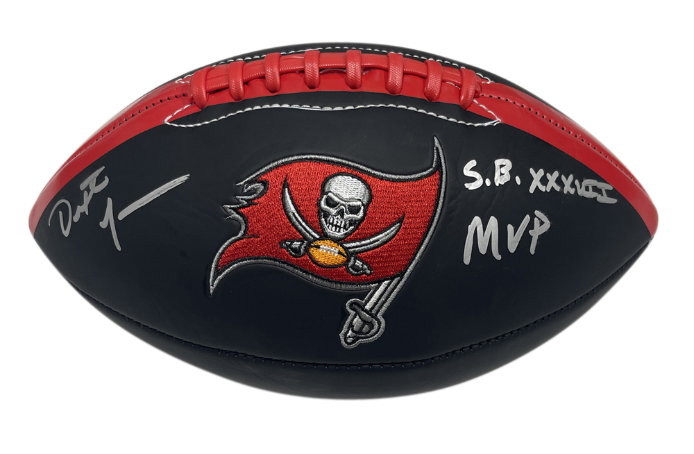 Dexter Jackson Autographed Tampa Bay Bucs Logo Football Beckett