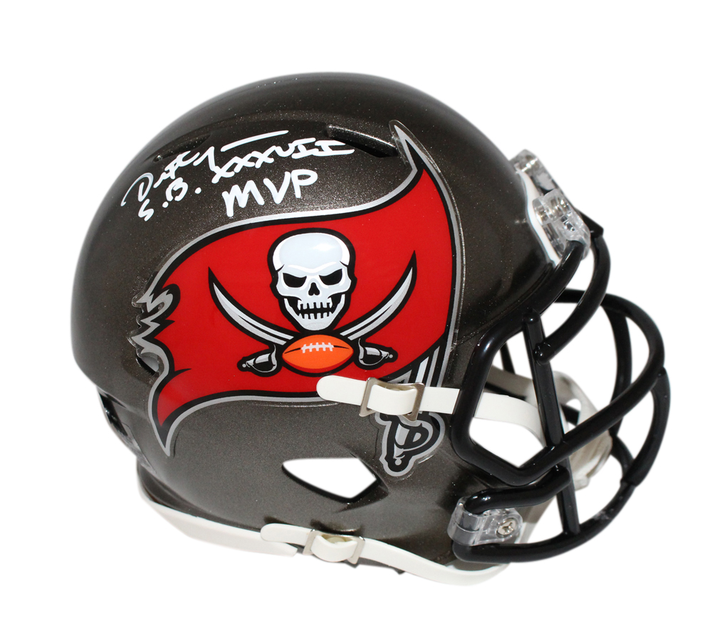 Dexter Jackson Signed Tampa Bay Buccaneers Mini Helmet w/insc Beckett 