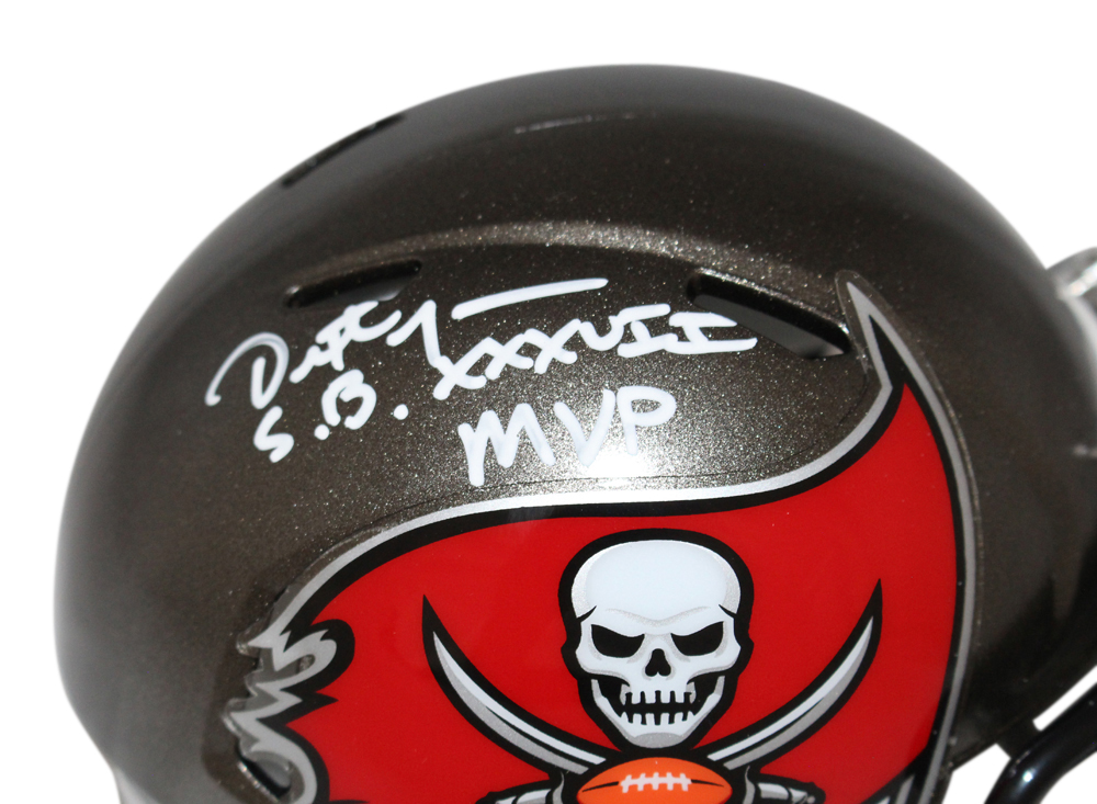 Dexter Jackson Signed Tampa Bay Buccaneers Mini Helmet w/insc Beckett