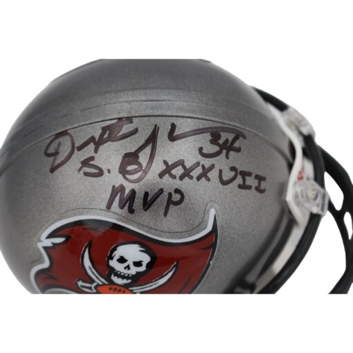 Dexter Jackson Signed Tampa Bay Buccaneers Mini Helmet TB VSR4 Insc JSA 46027