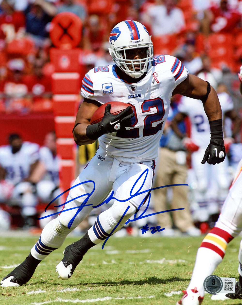 Fred Jackson Autographed/Signed Buffalo Bills 8x10 Photo Beckett 45692
