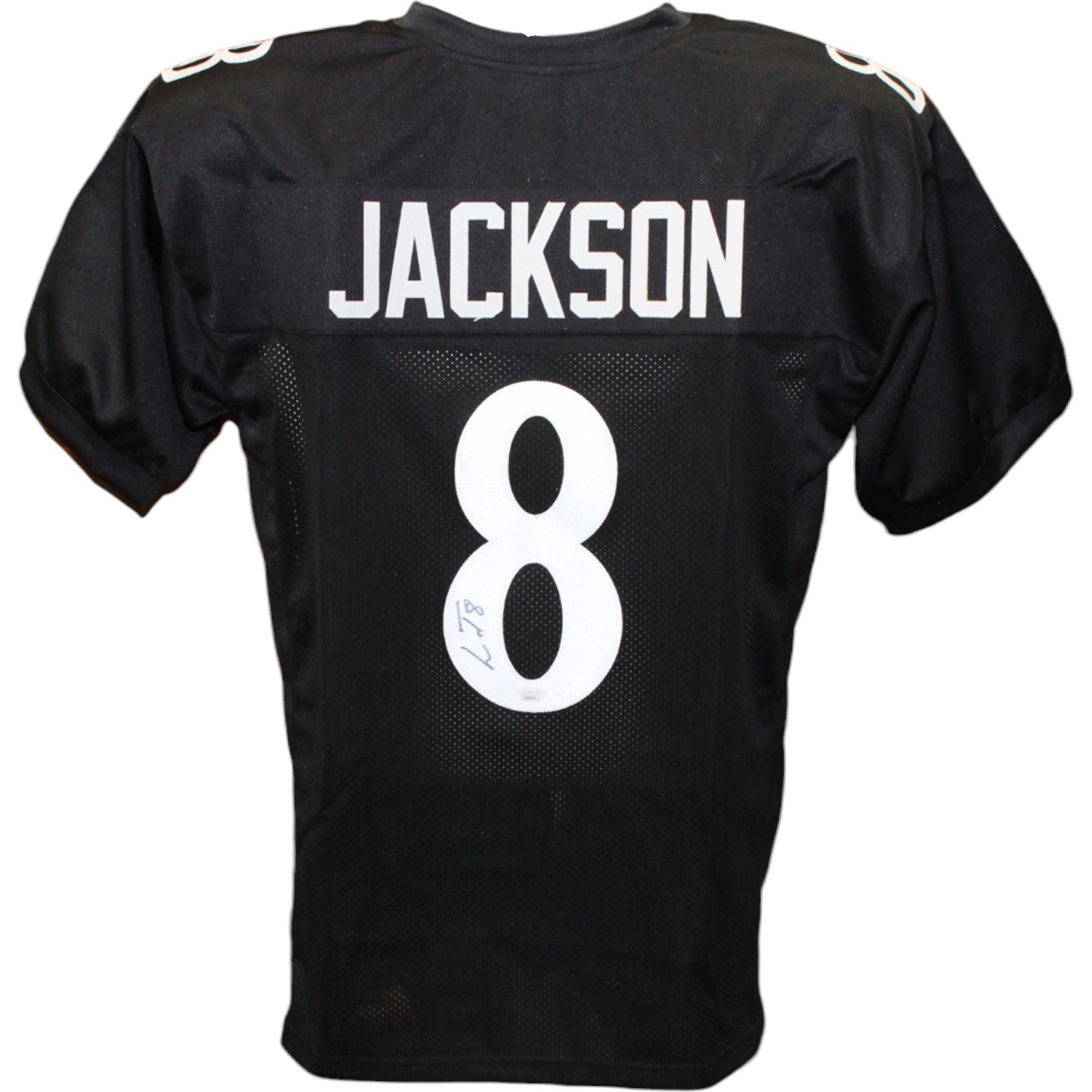 Lamar Jackson Autographed/Signed Pro Style Black Jersey JSA