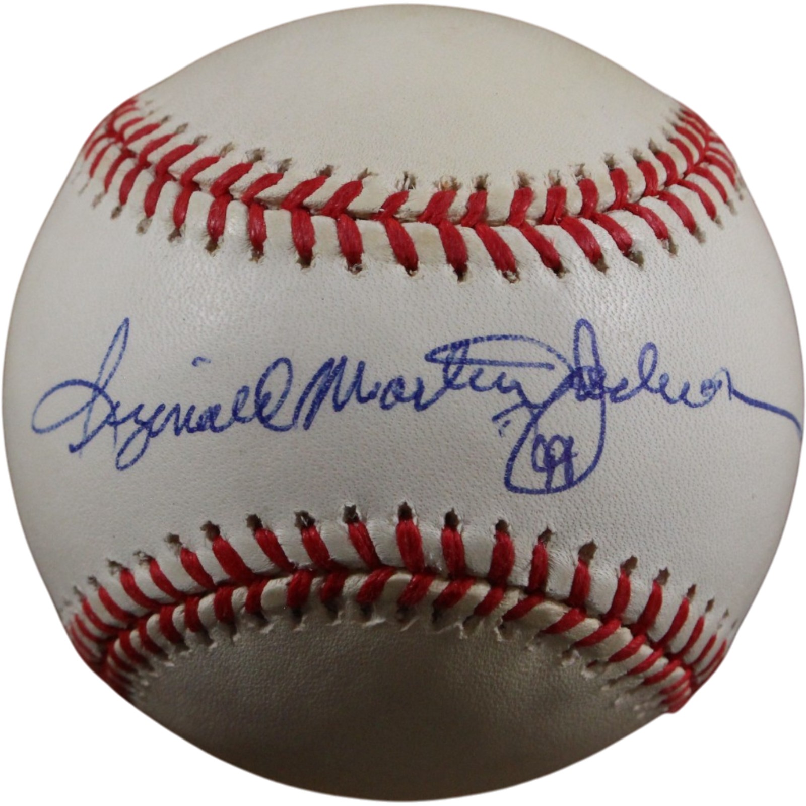 Reginald Martinez Jackson Autographed New York Yankees AL Baseball Beckett 56511
