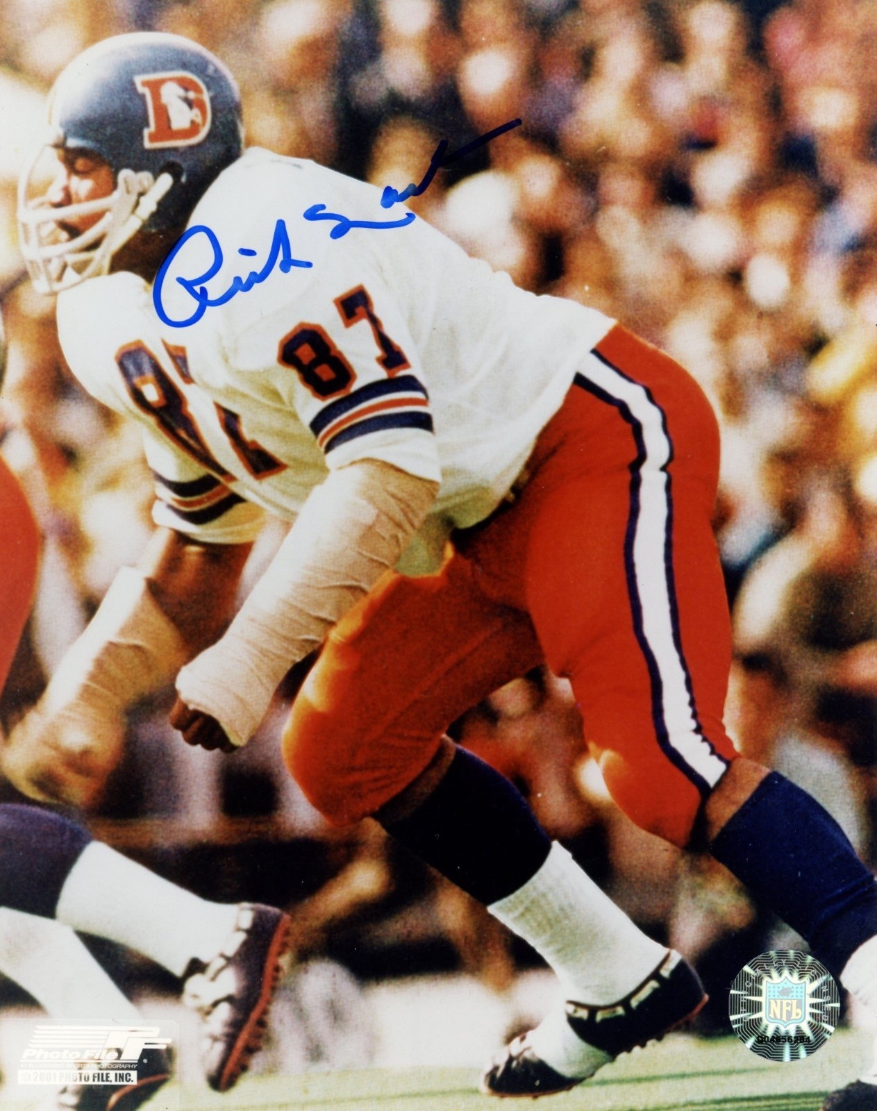 Rich Jackson Autographed/Signed Denver Broncos 8x10 Photo 57806